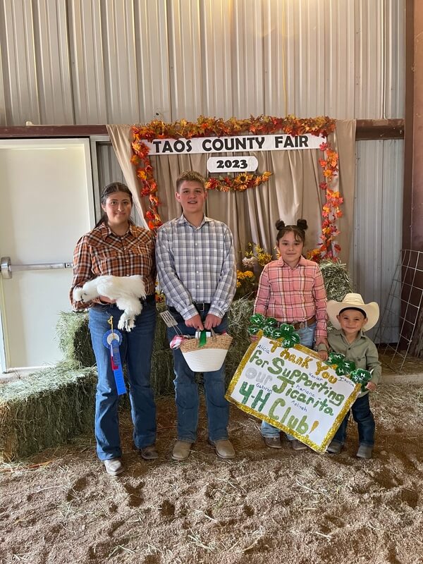 Jicarita 4-H Club Taos County Fair Ribbon Winners-Taos County Fair-Juan I. Gonzales Agricultural Center-Taos, NM